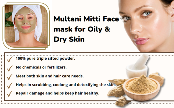 Multani Mitti Face Pack Powder - Image 4