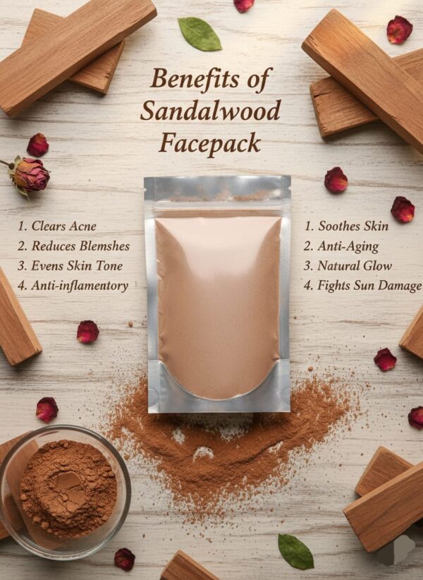 Shyanu herbs Organic Sandalwood Face Pack Powder